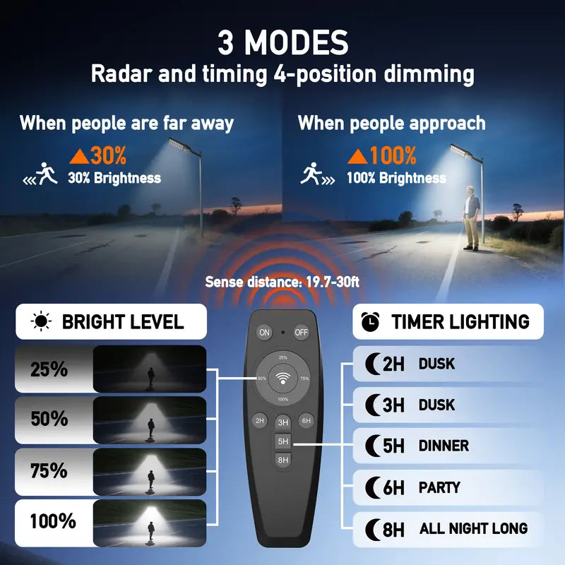 Value Price 🔥Solar Outdoor Streetlight
