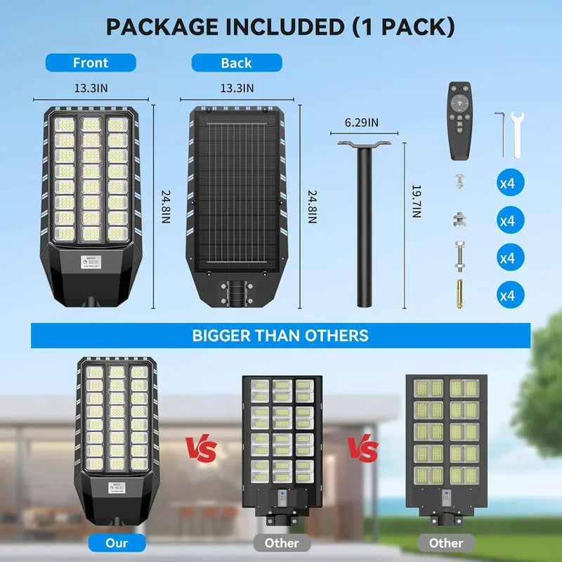 Value Price 🔥Solar Outdoor Streetlight