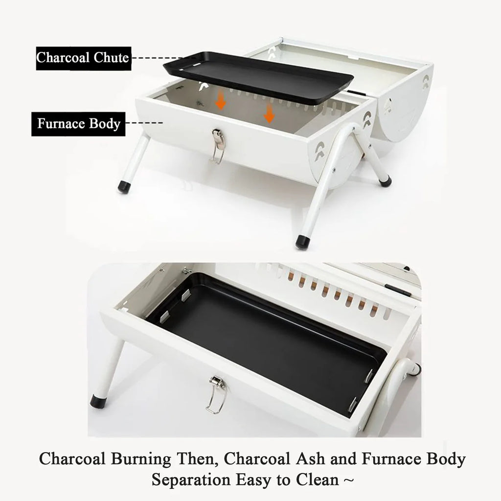 Portable Charcoal Grill for Outdoor Cooking Camping, Picnic, Garden, Travel Bbq
