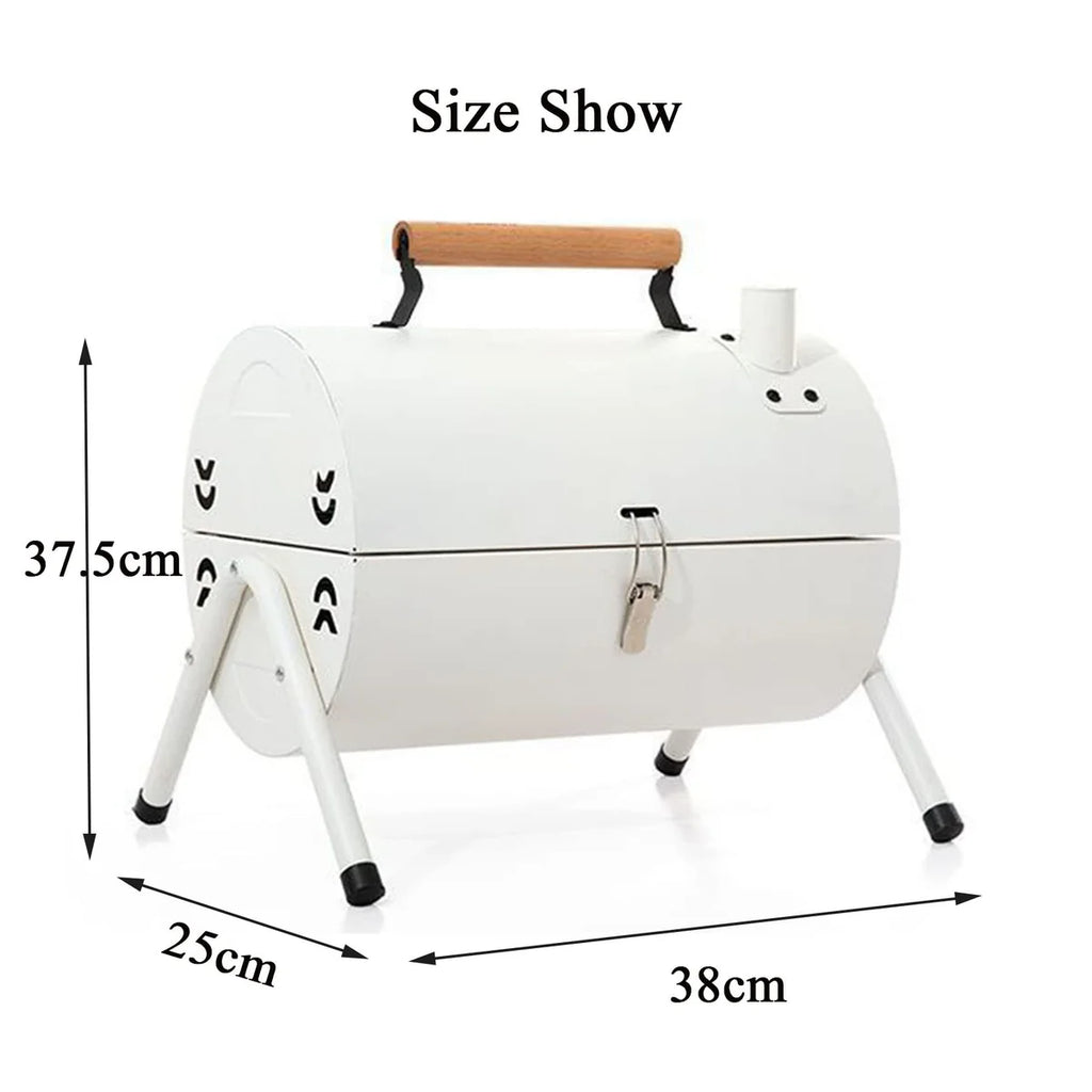 Portable Charcoal Grill for Outdoor Cooking Camping, Picnic, Garden, Travel Bbq